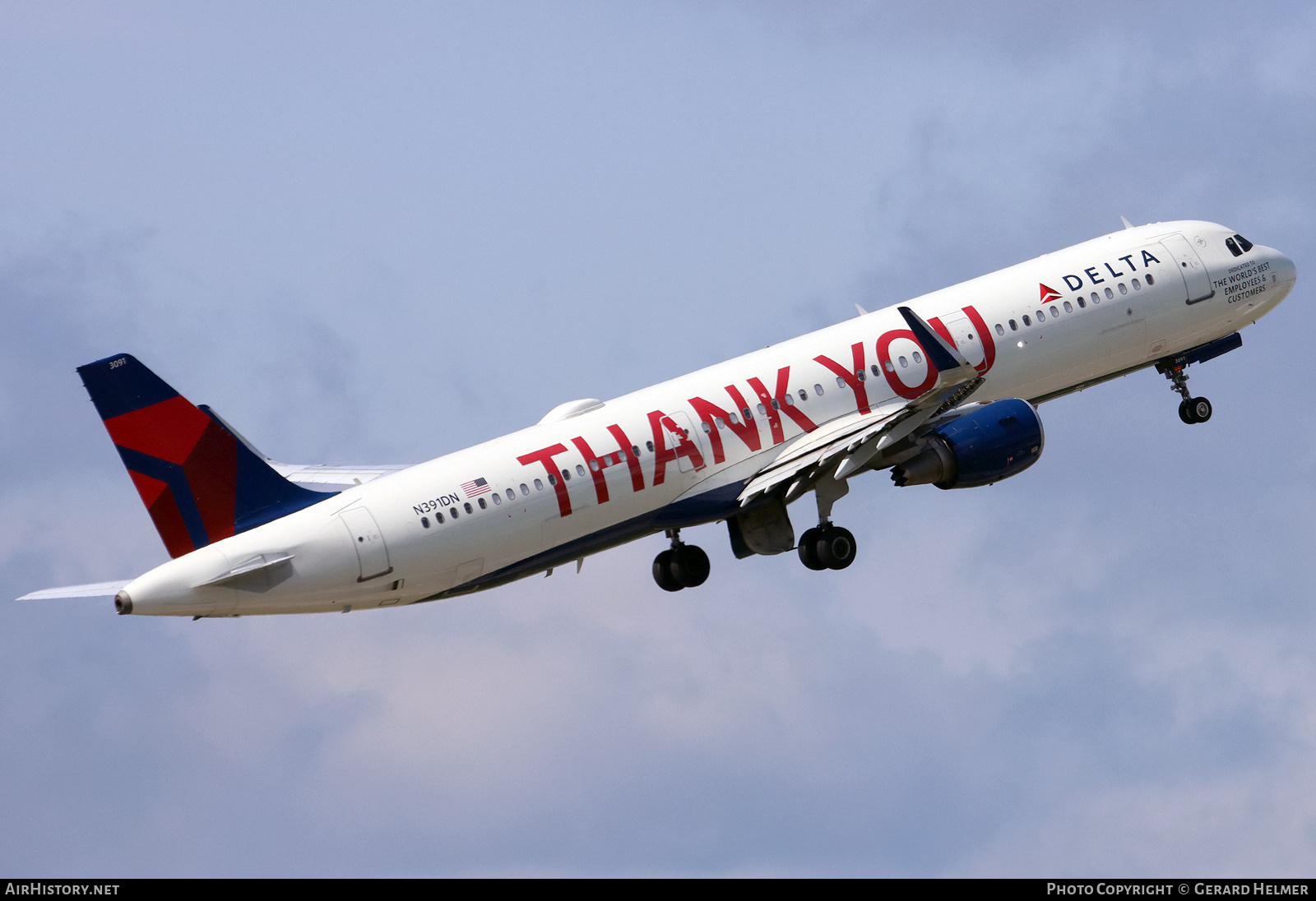 Aircraft Photo of N391DN | Airbus A321-211 | Delta Air Lines | AirHistory.net #727988