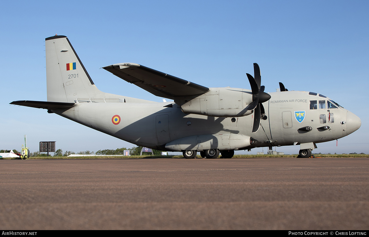 Aircraft Photo of 2701 | Alenia C-27J Spartan | Romania - Air Force | AirHistory.net #728010