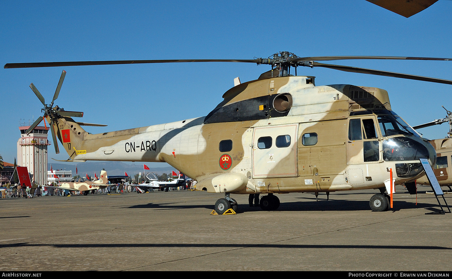 Aircraft Photo of CN-ARQ | Sud SA-330F Puma | Morocco - Air Force | AirHistory.net #728011