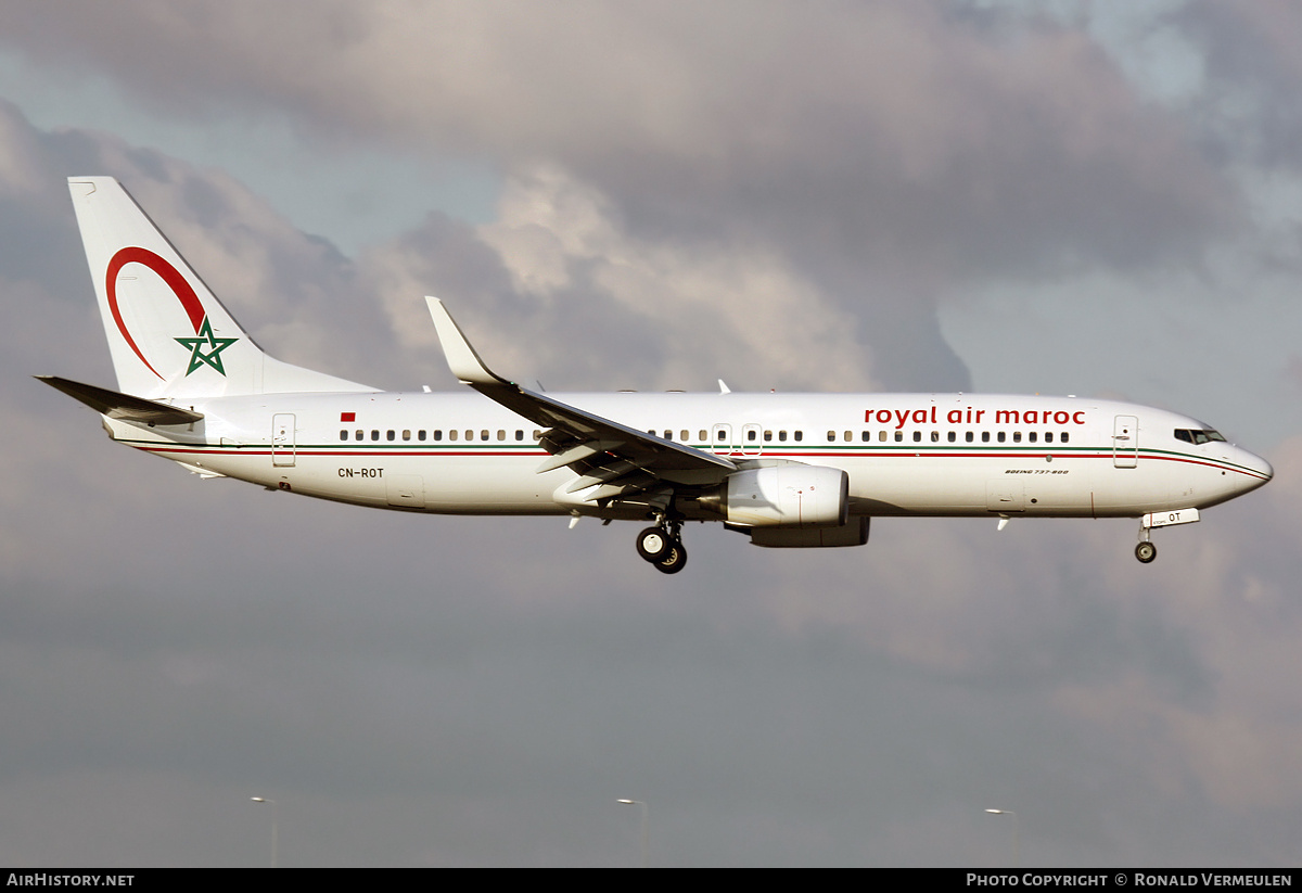 Aircraft Photo of CN-ROT | Boeing 737-8B6 | Royal Air Maroc - RAM | AirHistory.net #728029