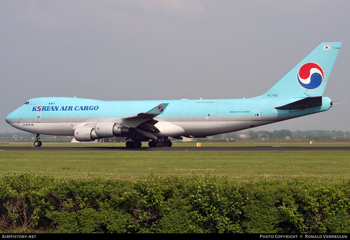 Aircraft Photo of HL7462 | Boeing 747-4B5F/SCD | Korean Air Cargo | AirHistory.net #728030