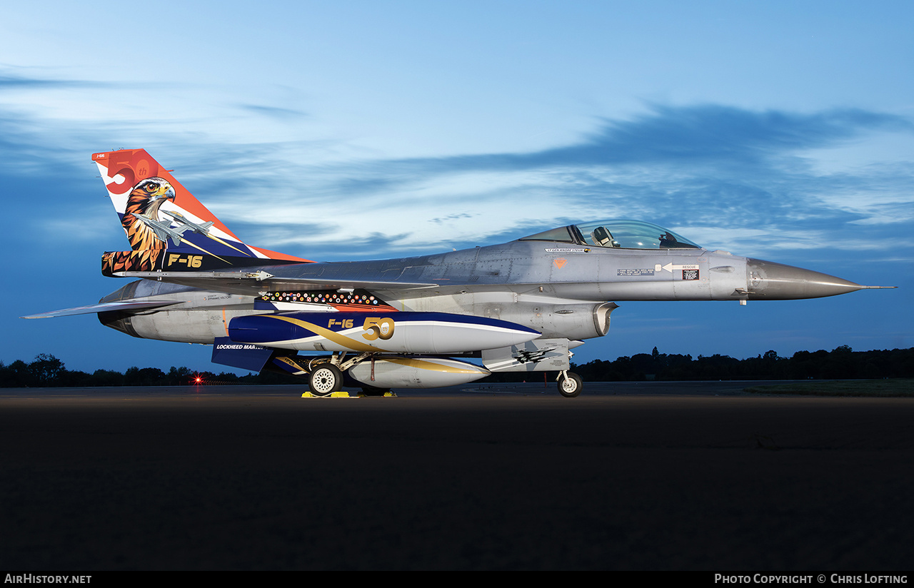 Aircraft Photo of J-616 | General Dynamics F-16AM Fighting Falcon | Netherlands - Air Force | AirHistory.net #728035