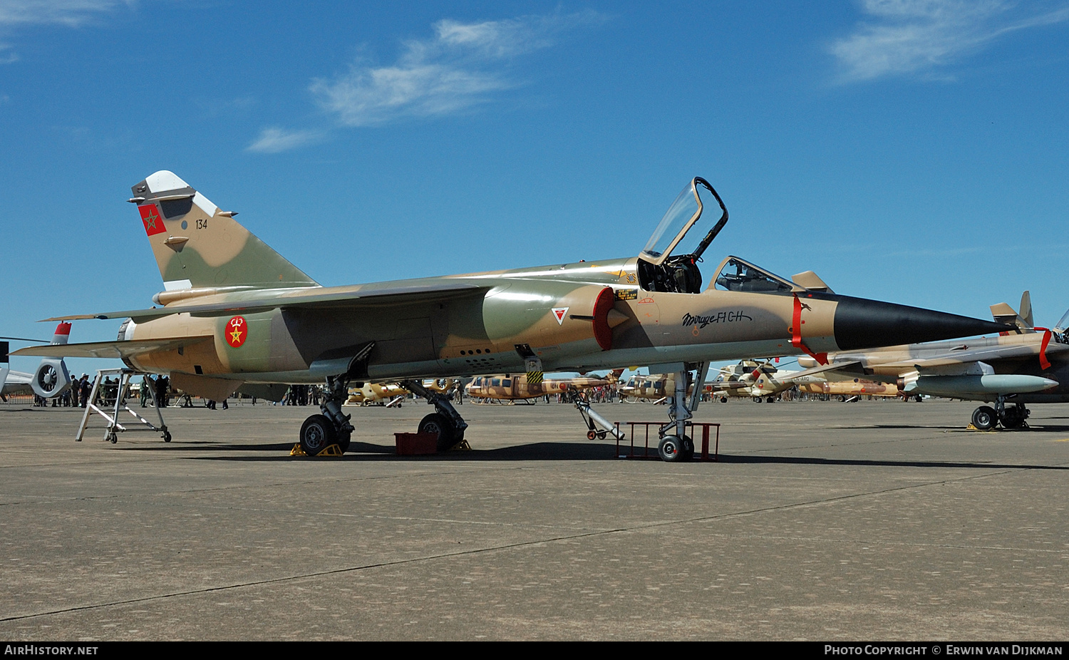 Aircraft Photo of 134 | Dassault Mirage F1CH | Morocco - Air Force | AirHistory.net #728048