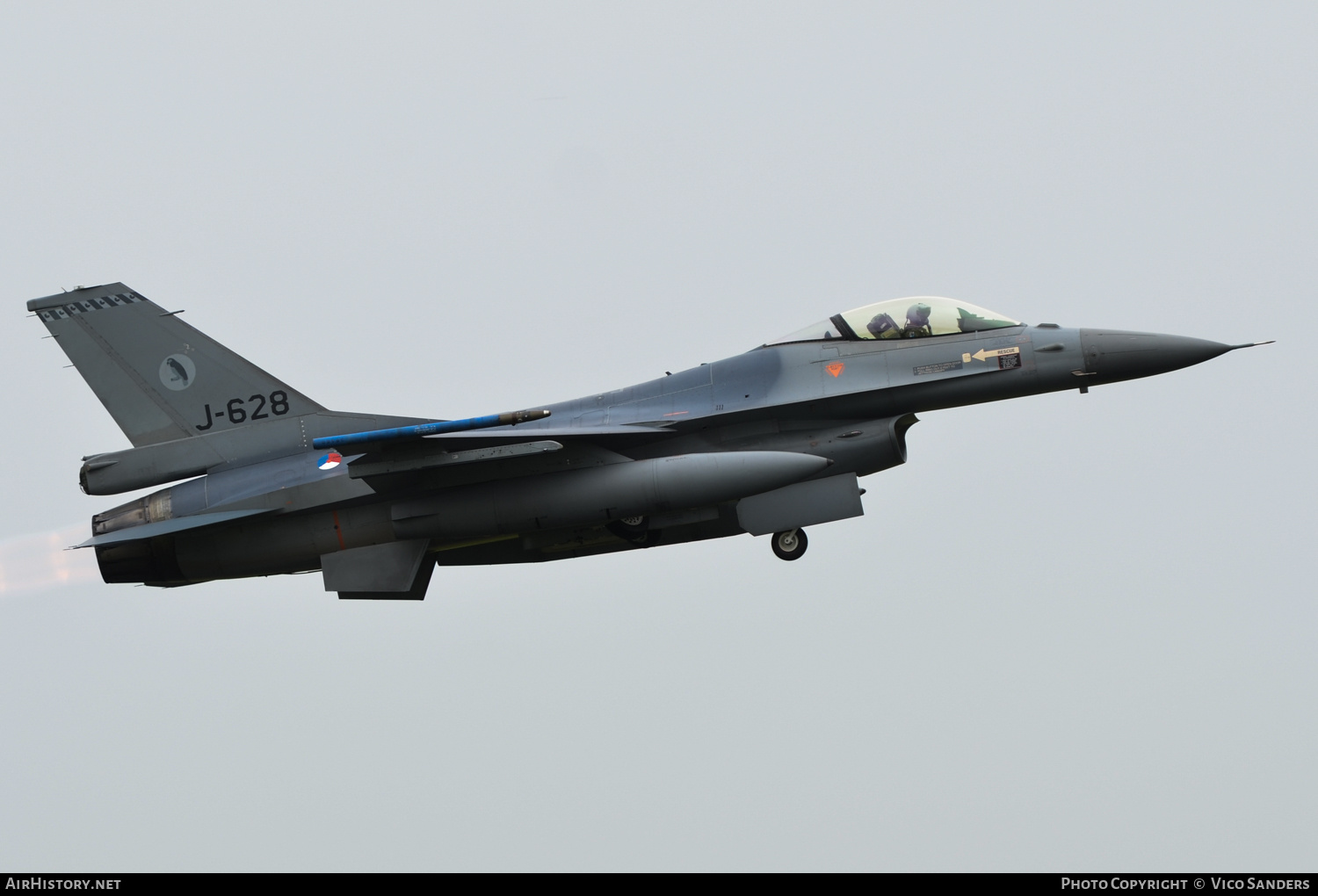 Aircraft Photo of J-628 | General Dynamics F-16AM Fighting Falcon | Netherlands - Air Force | AirHistory.net #728059