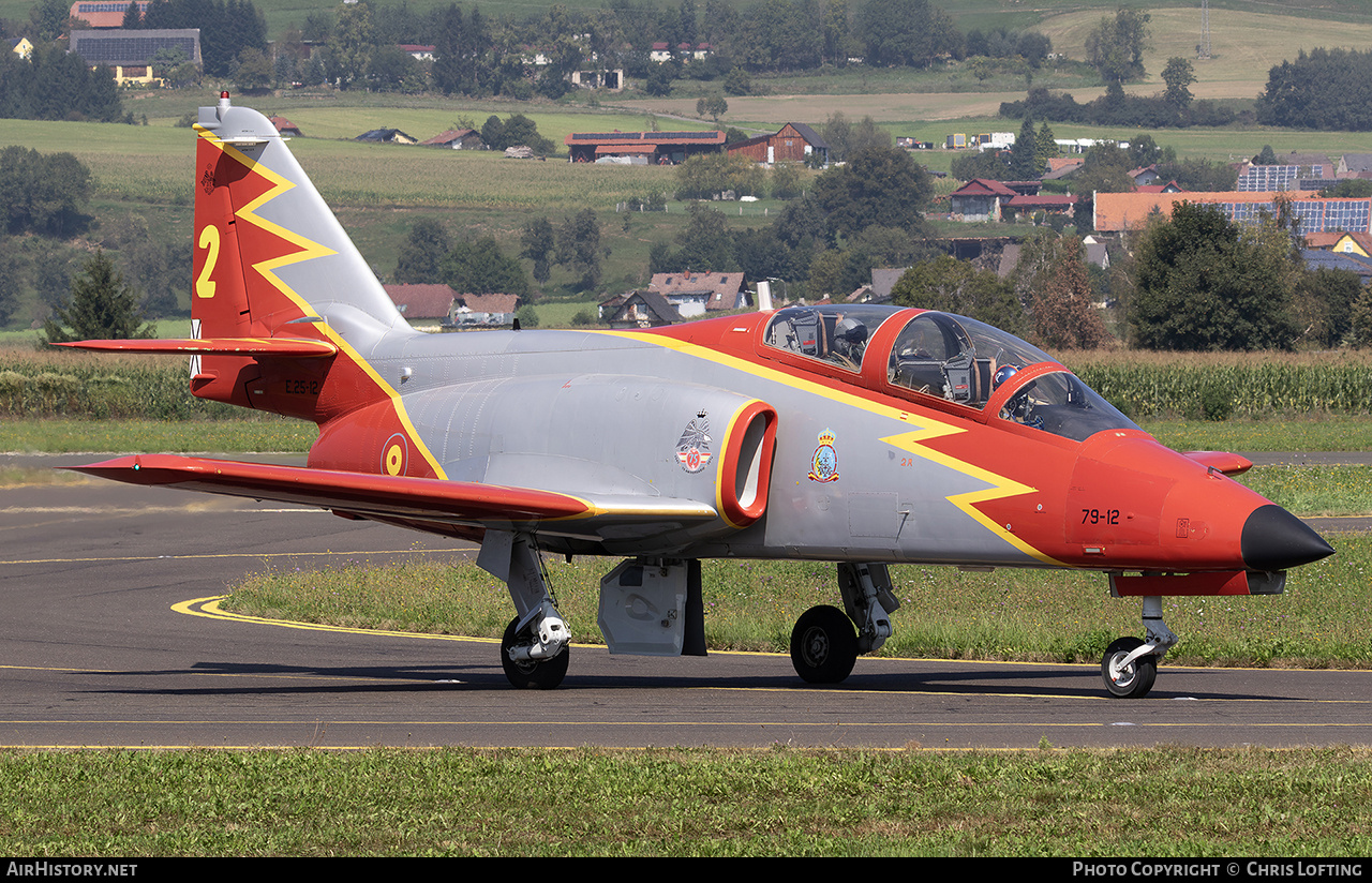 Aircraft Photo of E.25-12 | CASA C101EB Aviojet | Spain - Air Force | AirHistory.net #728105