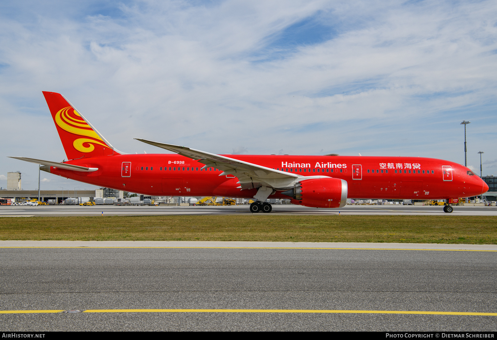 Aircraft Photo of B-6998 | Boeing 787-9 Dreamliner | Hainan Airlines | AirHistory.net #728123