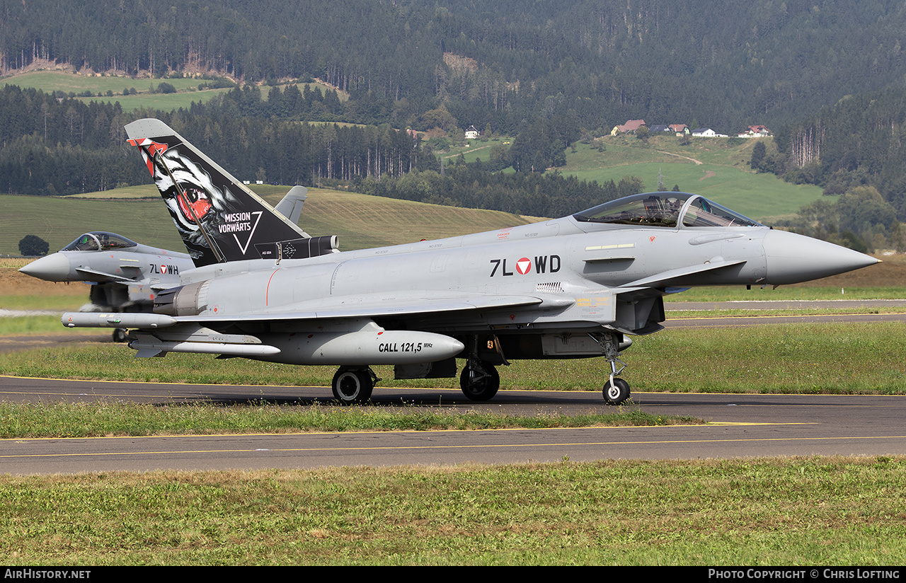 Aircraft Photo of 7L-WD | Eurofighter EF-2000 Typhoon | Austria - Air Force | AirHistory.net #728125