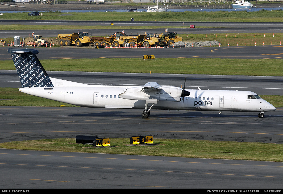 Aircraft Photo of C-GKQD | Bombardier DHC-8-402 Dash 8 | Porter Airlines | AirHistory.net #728130