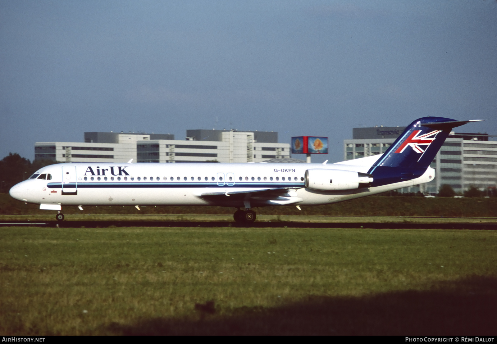Aircraft Photo of G-UKFN | Fokker 100 (F28-0100) | Air UK | AirHistory.net #728140