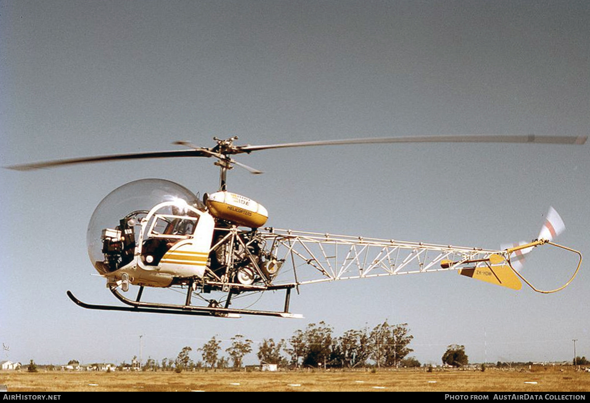 Aircraft Photo of ZK-HDW | Bell 47G-3B | Whirlwide Helicopters | AirHistory.net #728196