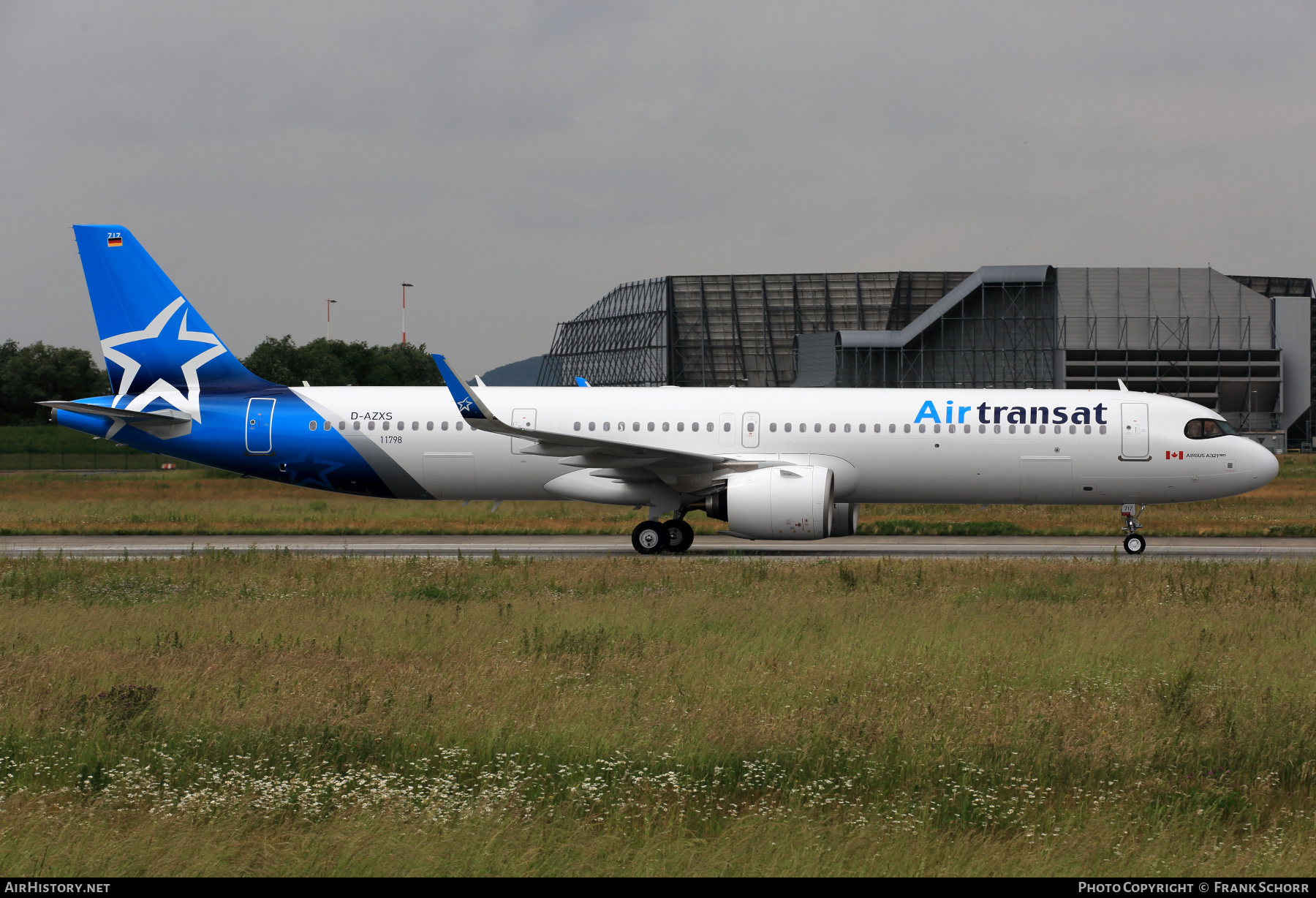 Aircraft Photo of D-AZXS | Airbus A321-271NX | Air Transat | AirHistory.net #728198
