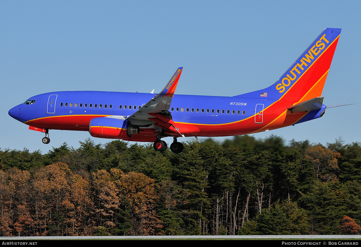 Aircraft Photo of N730SW | Boeing 737-7H4 | Southwest Airlines | AirHistory.net #728207