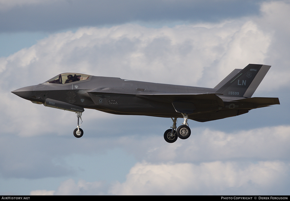 Aircraft Photo of 20-5599 / AF20-5599 | Lockheed Martin F-35A Lightning II | USA - Air Force | AirHistory.net #728210