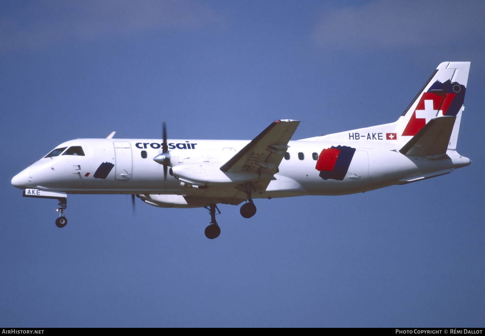 Aircraft Photo of HB-AKE | Saab 340B | Crossair | AirHistory.net #728237