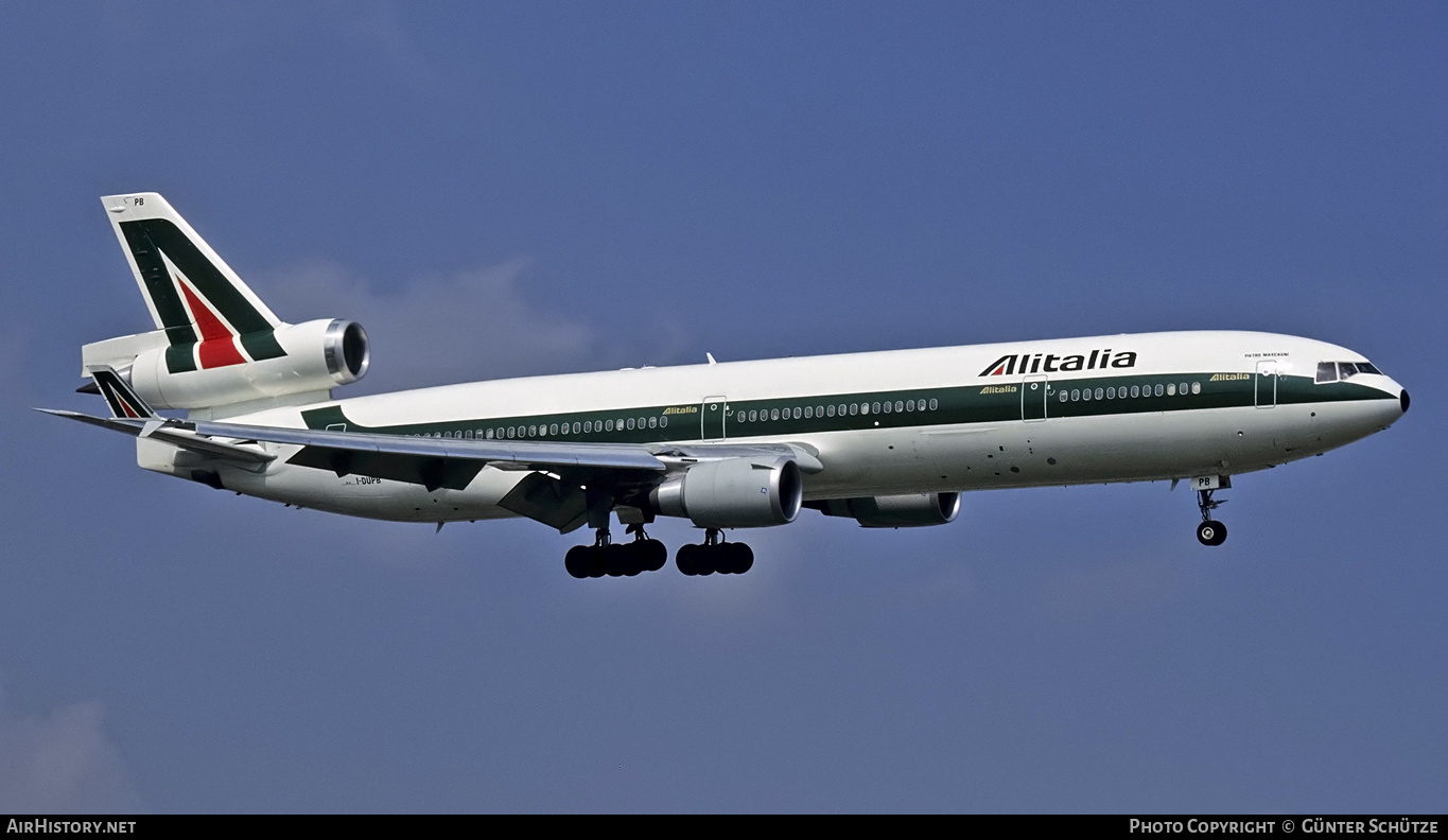 Aircraft Photo of I-DUPB | McDonnell Douglas MD-11 | Alitalia | AirHistory.net #728250
