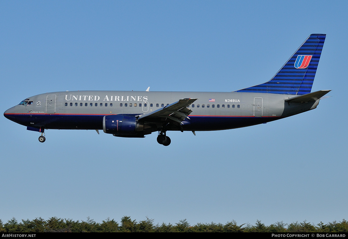 Aircraft Photo of N348UA | Boeing 737-322 | United Airlines | AirHistory.net #728270
