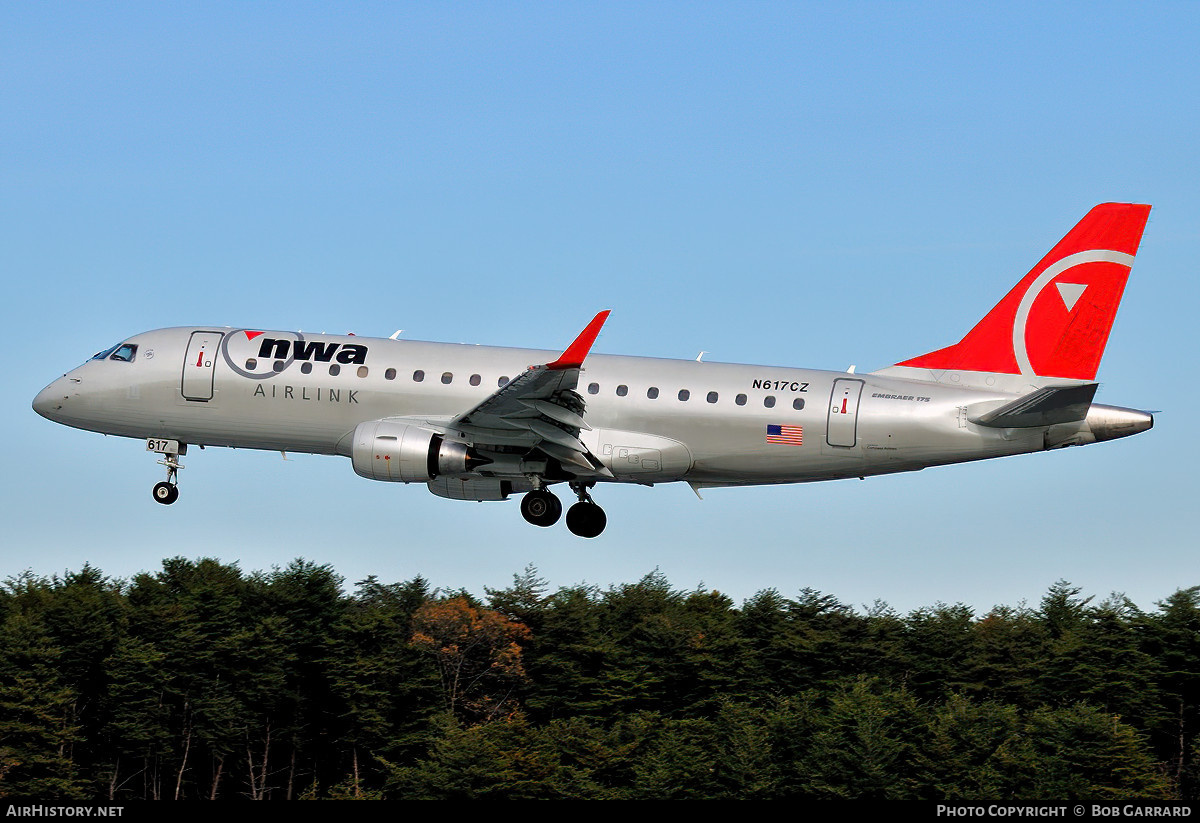 Aircraft Photo of N617CZ | Embraer ERJ-175SC (ERJ-170-200SC) | NWA Airlink | AirHistory.net #728277