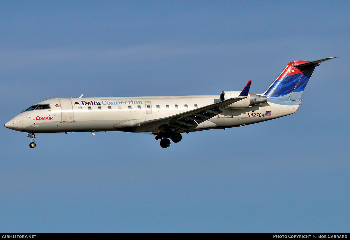 Aircraft Photo of N427CA | Bombardier CRJ-100ER (CL-600-2B19) | Delta Connection | AirHistory.net #728301