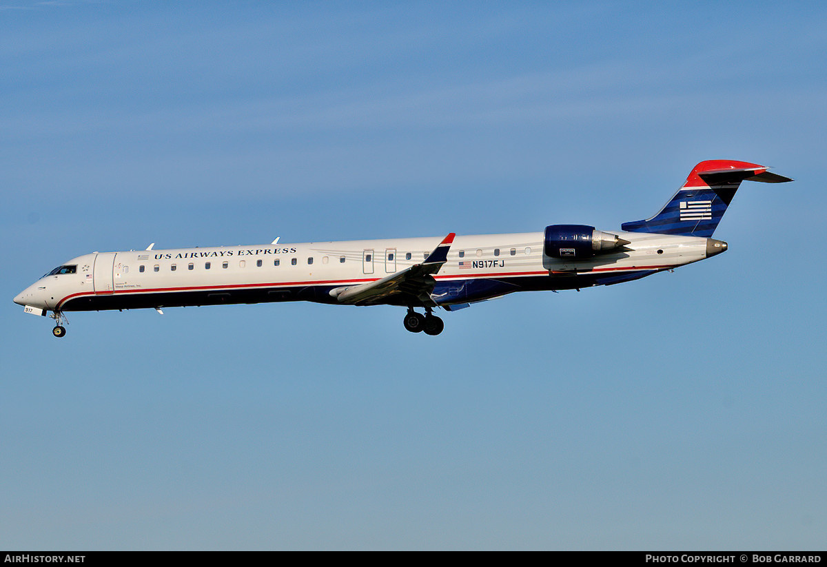Aircraft Photo of N917FJ | Bombardier CRJ-900ER (CL-600-2D24) | US Airways Express | AirHistory.net #728302