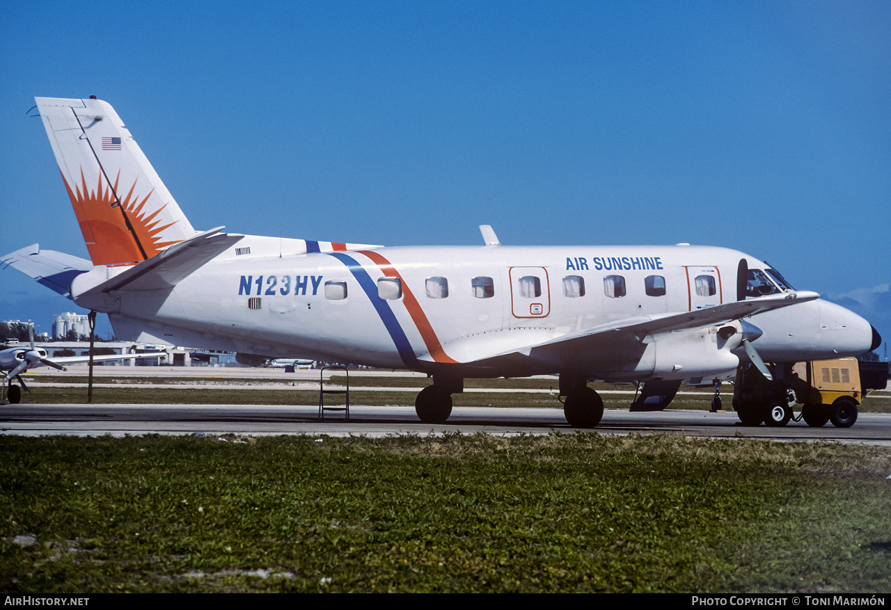 Aircraft Photo of N123HY | Embraer EMB-110P1 Bandeirante | Air Sunshine | AirHistory.net #728333