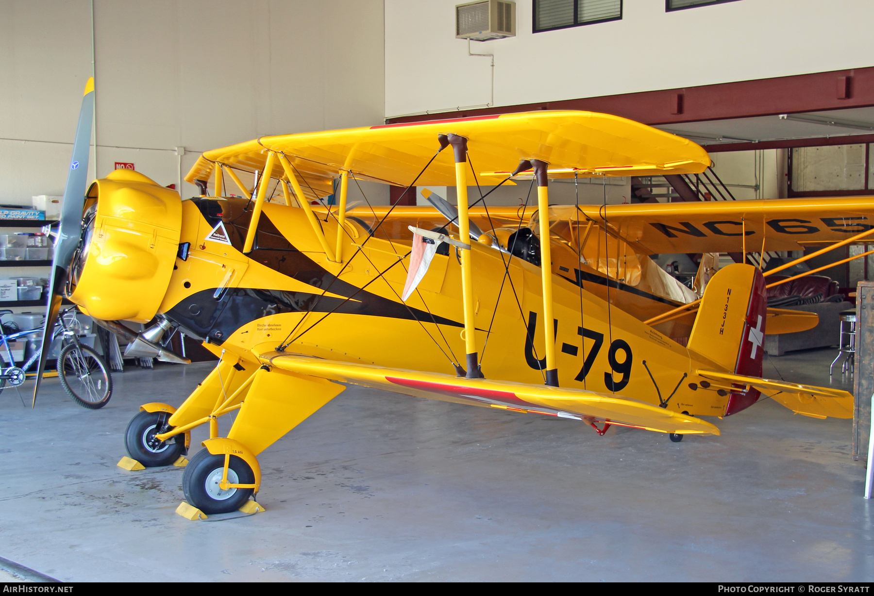 Aircraft Photo of N133JH / U-79 | Bücker Bü 133C Jungmeister | Switzerland - Air Force | AirHistory.net #728371