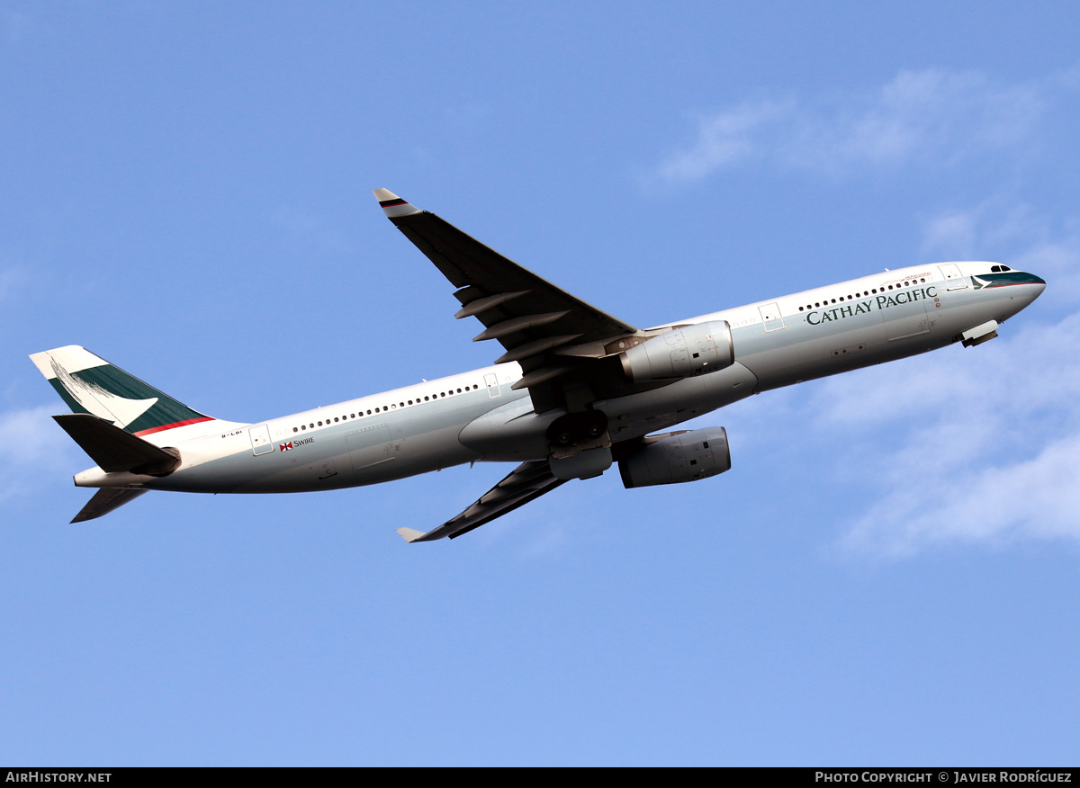 Aircraft Photo of B-LBI | Airbus A330-343E | Cathay Pacific Airways | AirHistory.net #728382