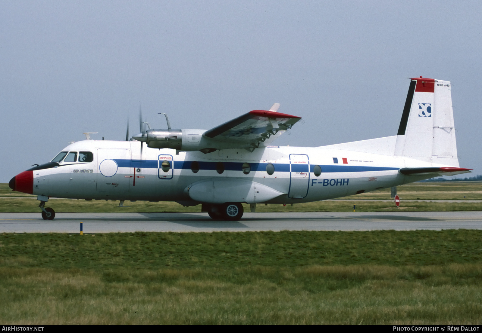 Aircraft Photo of F-BOHH | Nord 262A-35 | DGAC - Direction Générale de l'Aviation Civile | AirHistory.net #728393