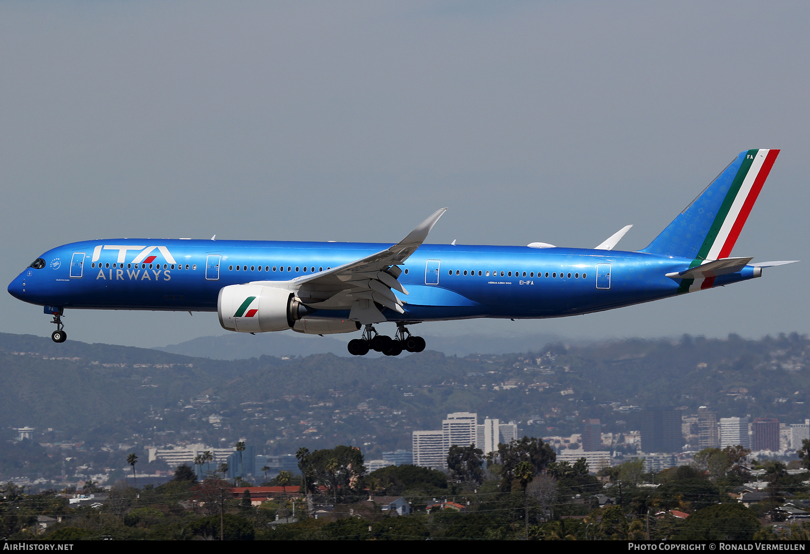 Aircraft Photo of EI-IFA | Airbus A350-941 | ITA Airways | AirHistory.net #728400