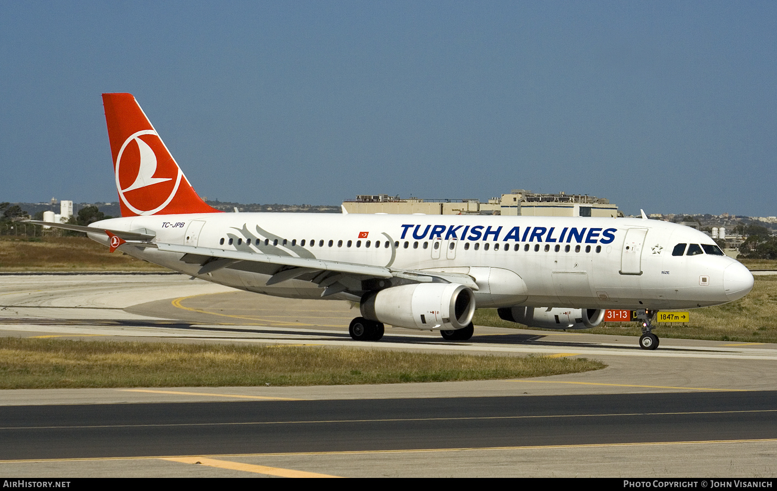 Aircraft Photo of TC-JPB | Airbus A320-232 | Turkish Airlines | AirHistory.net #728477