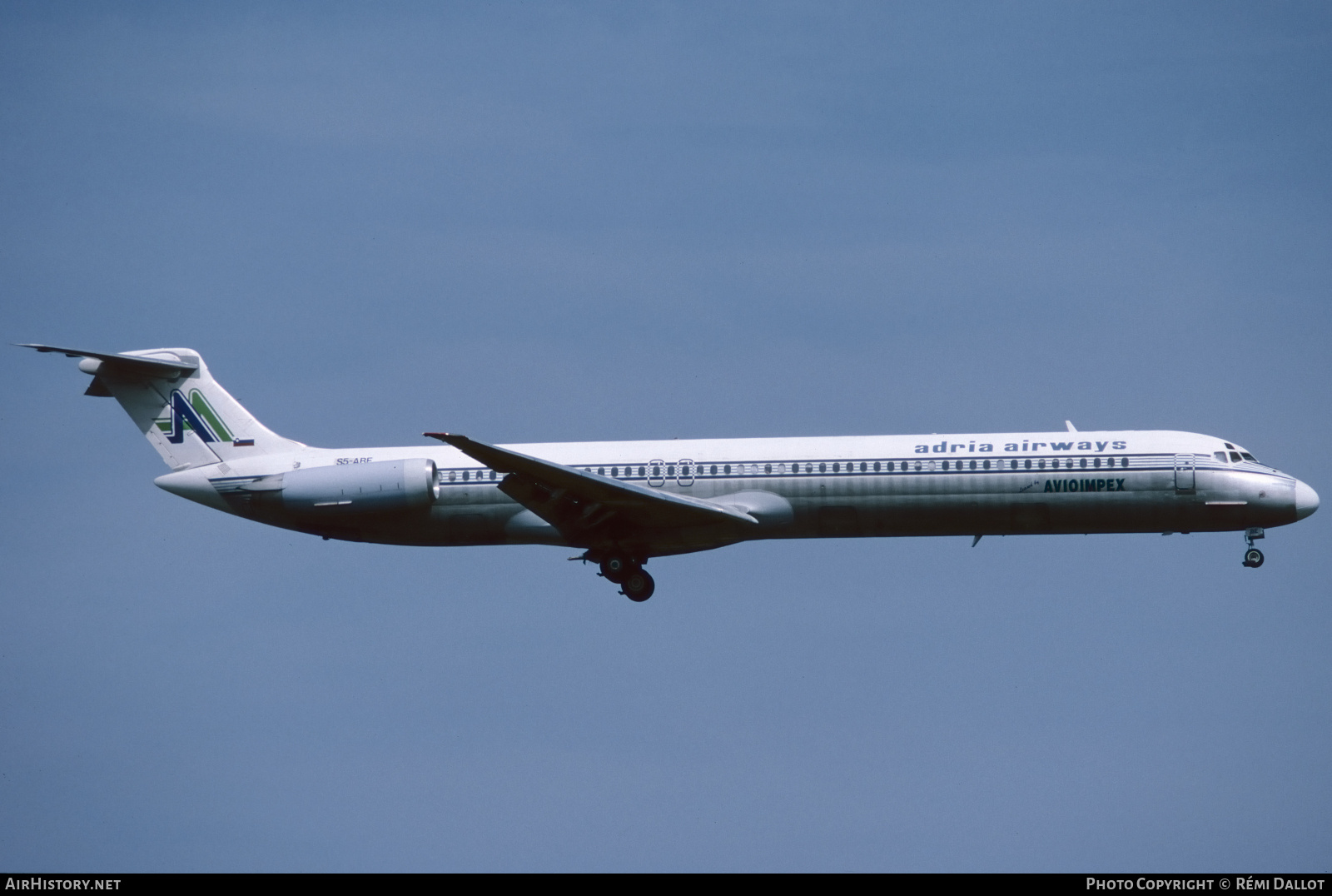 Aircraft Photo of S5-ABE | McDonnell Douglas MD-81 (DC-9-81) | Adria Airways | AirHistory.net #728479