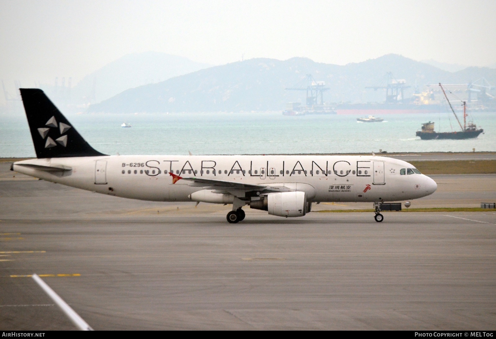 Aircraft Photo of B-6296 | Airbus A320-214 | Shenzhen Airlines | AirHistory.net #728508