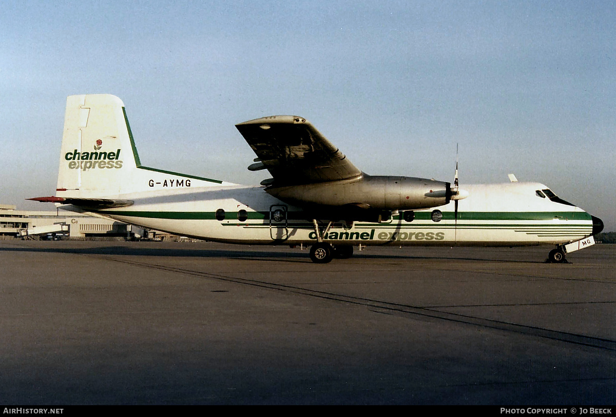 Aircraft Photo of G-AYMG | Handley Page HPR-7 Herald 213 | Channel Express | AirHistory.net #728556
