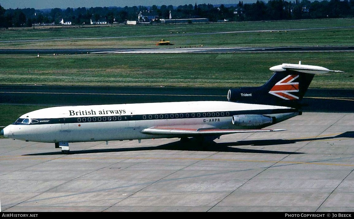Aircraft Photo of G-ARPR | Hawker Siddeley HS-121 Trident 1C | British Airways | AirHistory.net #728591
