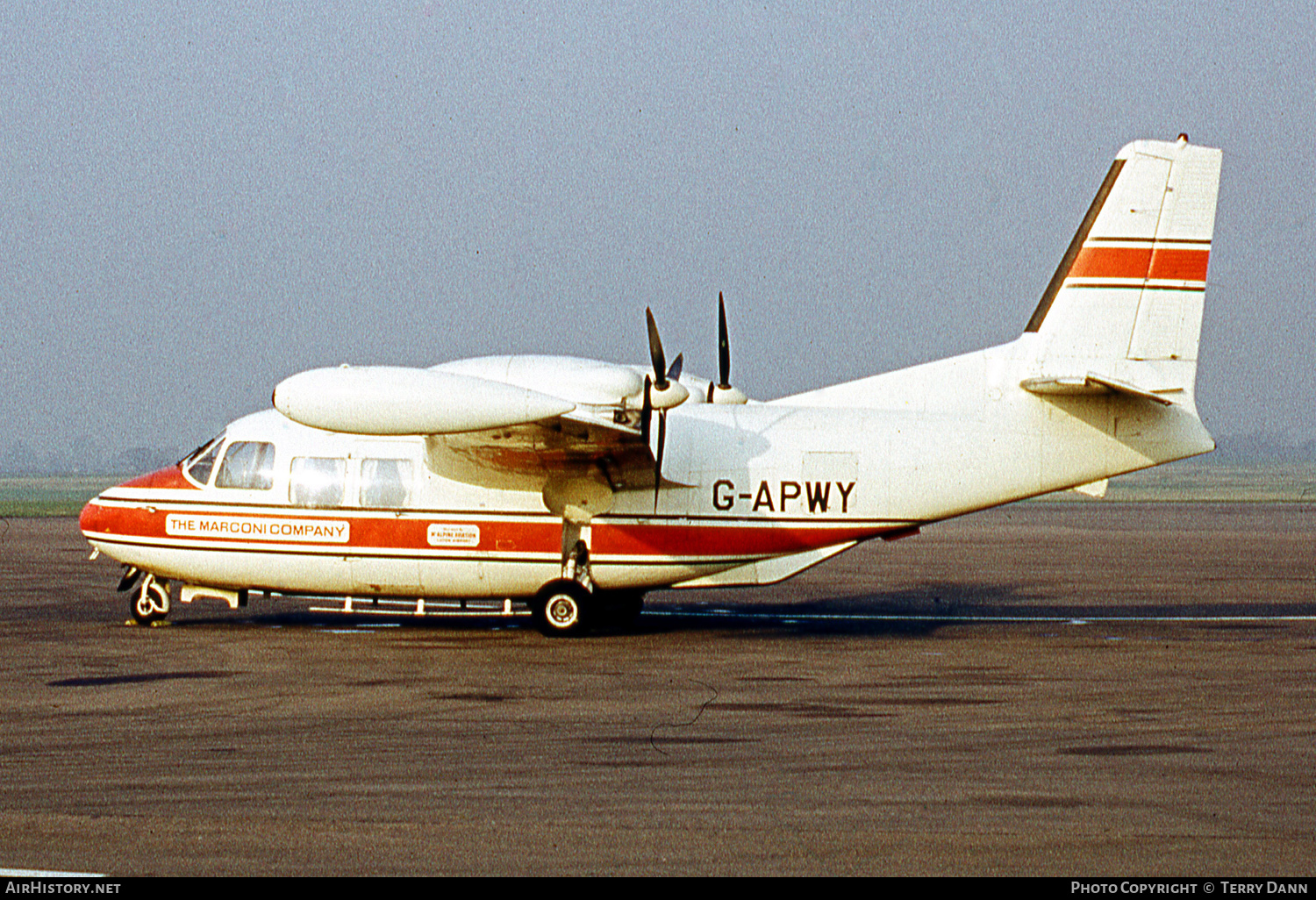 Aircraft Photo of G-APWY | Piaggio P-166AL-1 | Marconi | AirHistory.net #728592