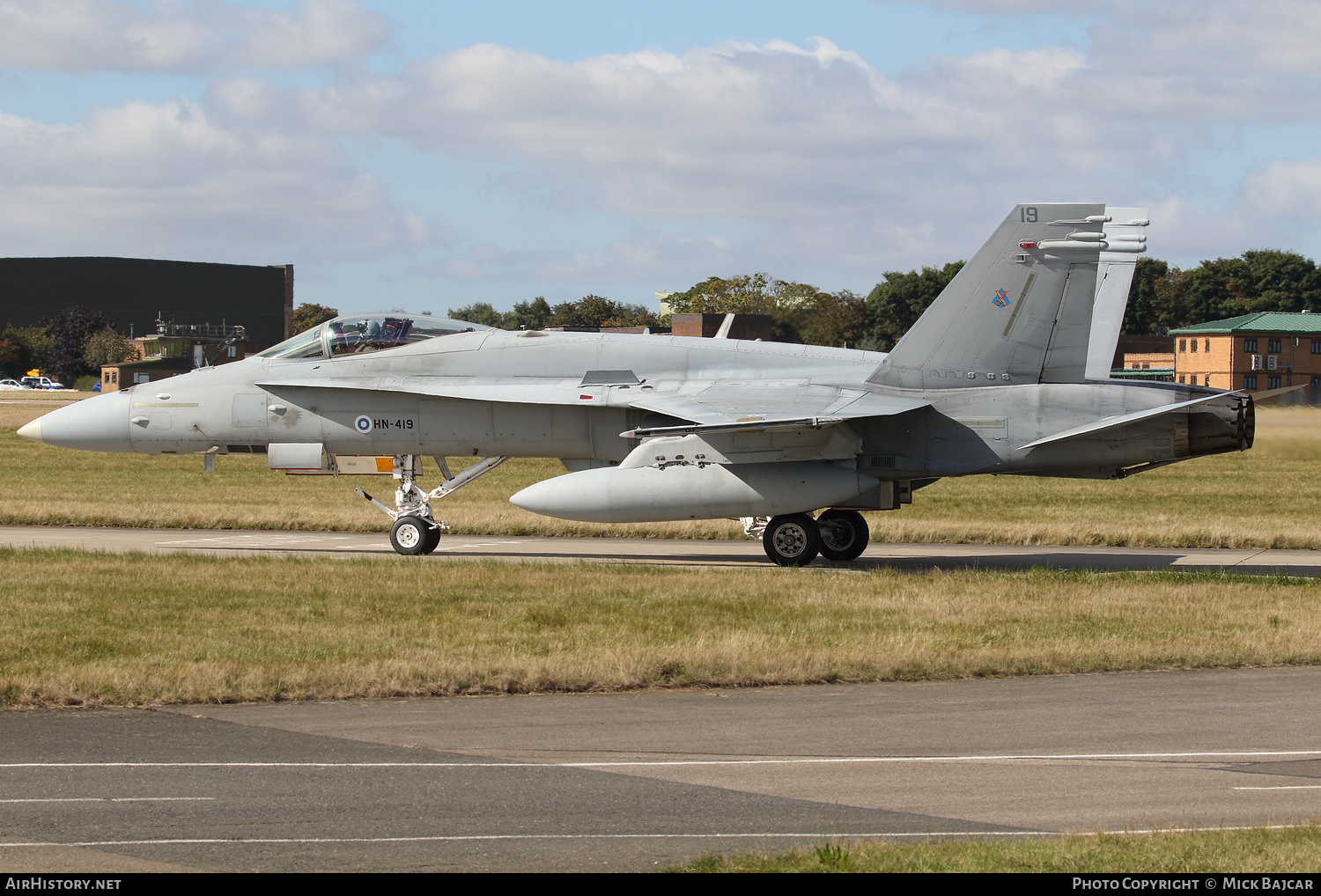 Aircraft Photo of HN-419 | McDonnell Douglas F/A-18C Hornet | Finland - Air Force | AirHistory.net #728611