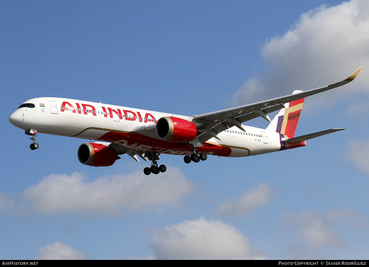 Aircraft Photo of VT-JRA | Airbus A350-941 | Air India | AirHistory.net #728617