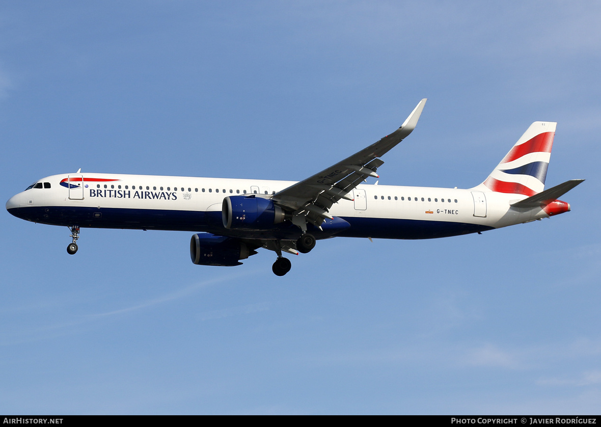 Aircraft Photo of G-TNEC | Airbus A321-251NX | British Airways | AirHistory.net #728632