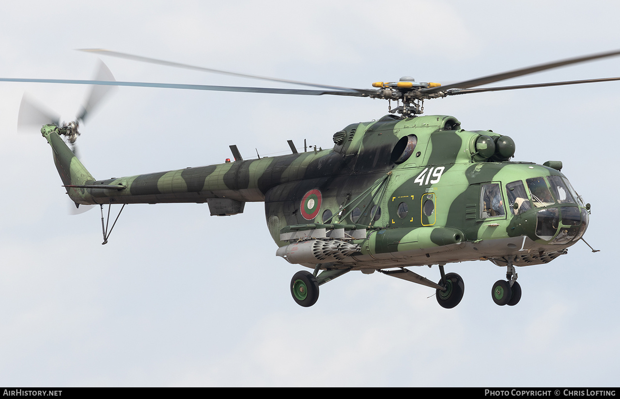 Aircraft Photo of 419 | Mil Mi-17 | Bulgaria - Air Force | AirHistory.net #728663