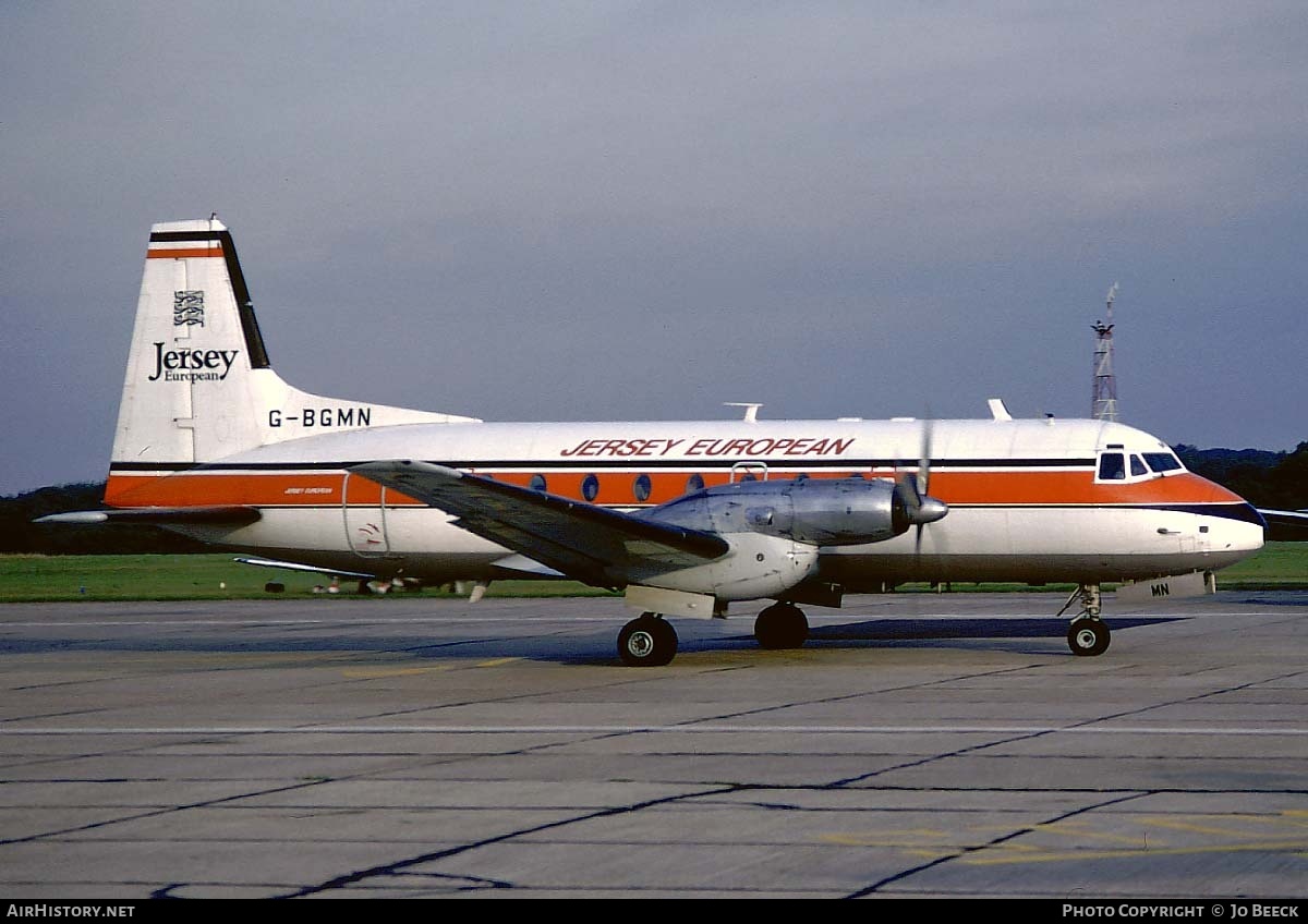 Aircraft Photo of G-BGMN | British Aerospace BAe-748 Srs2A/347 | Jersey European Airways | AirHistory.net #728676