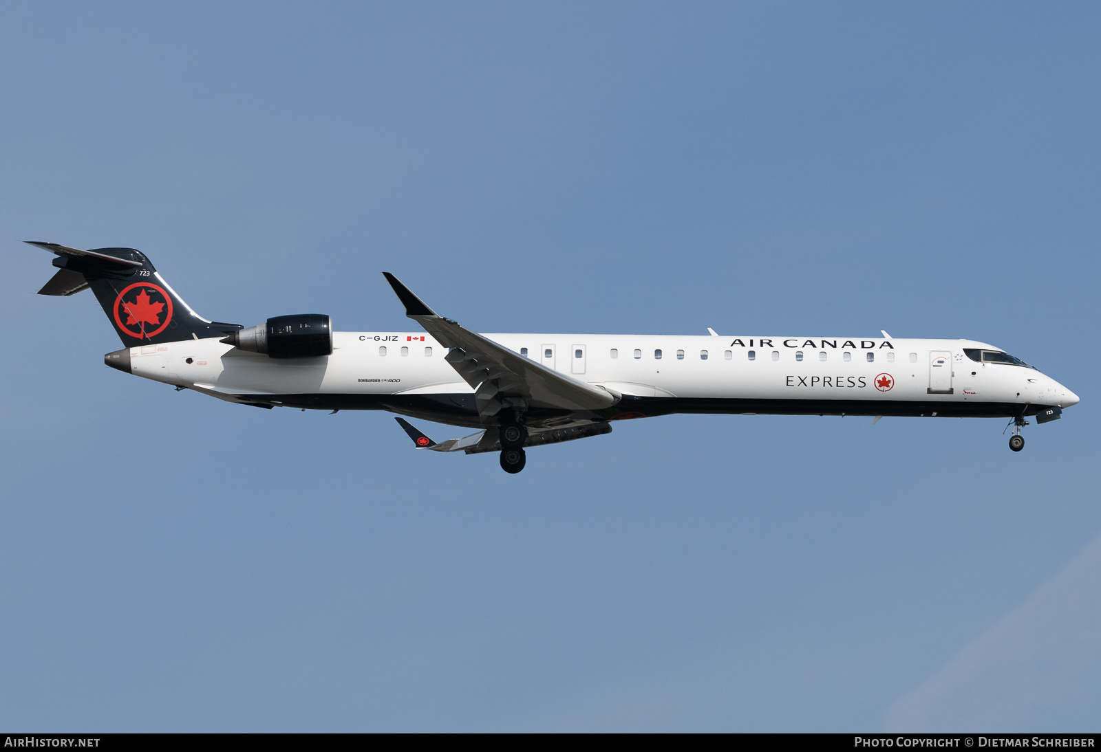 Aircraft Photo of C-GJIZ | Bombardier CRJ-900 (CL-600-2D24) | Air Canada Express | AirHistory.net #728678
