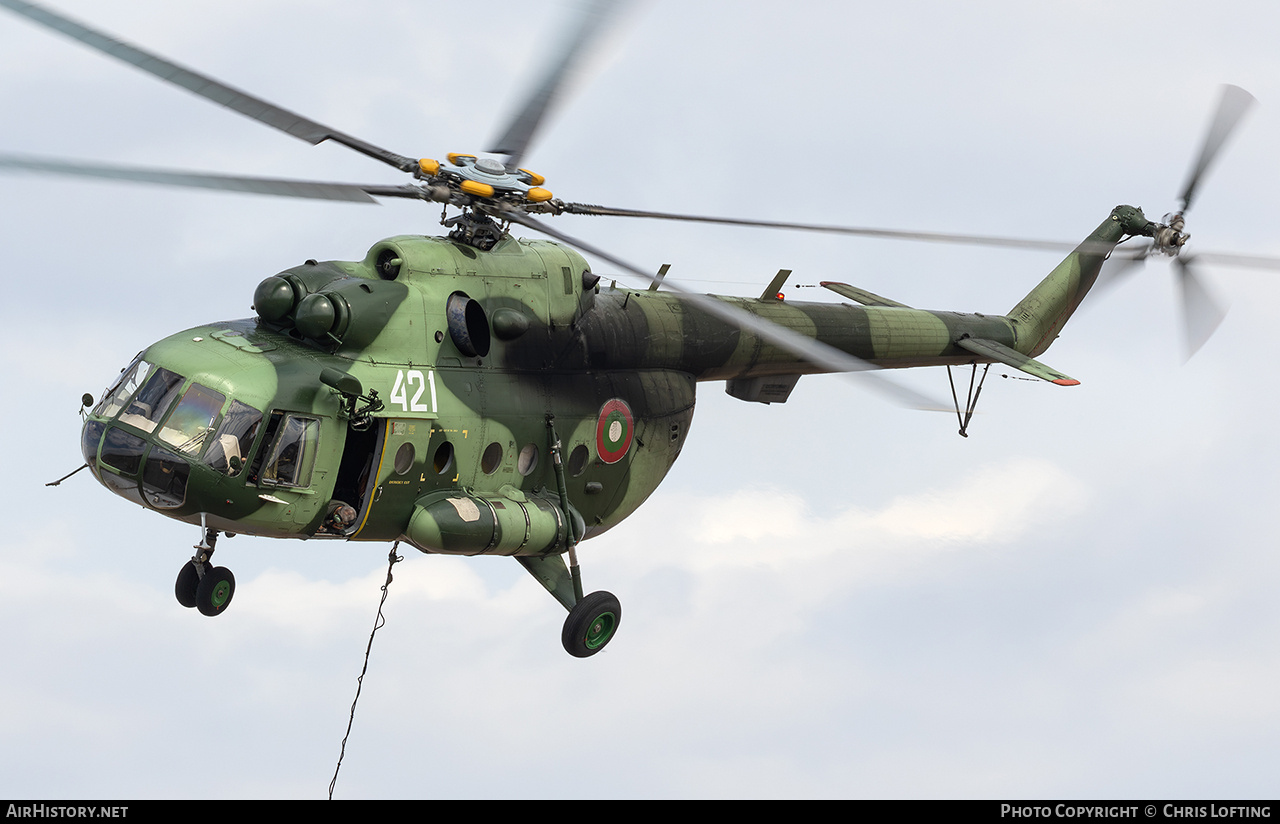 Aircraft Photo of 421 | Mil Mi-17 | Bulgaria - Air Force | AirHistory.net #728689