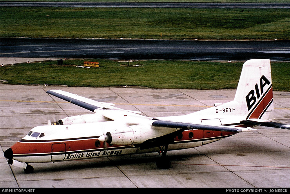 Aircraft Photo of G-BEYF | Handley Page HPR-7 Herald 401 | British Island Airways - BIA | AirHistory.net #728720
