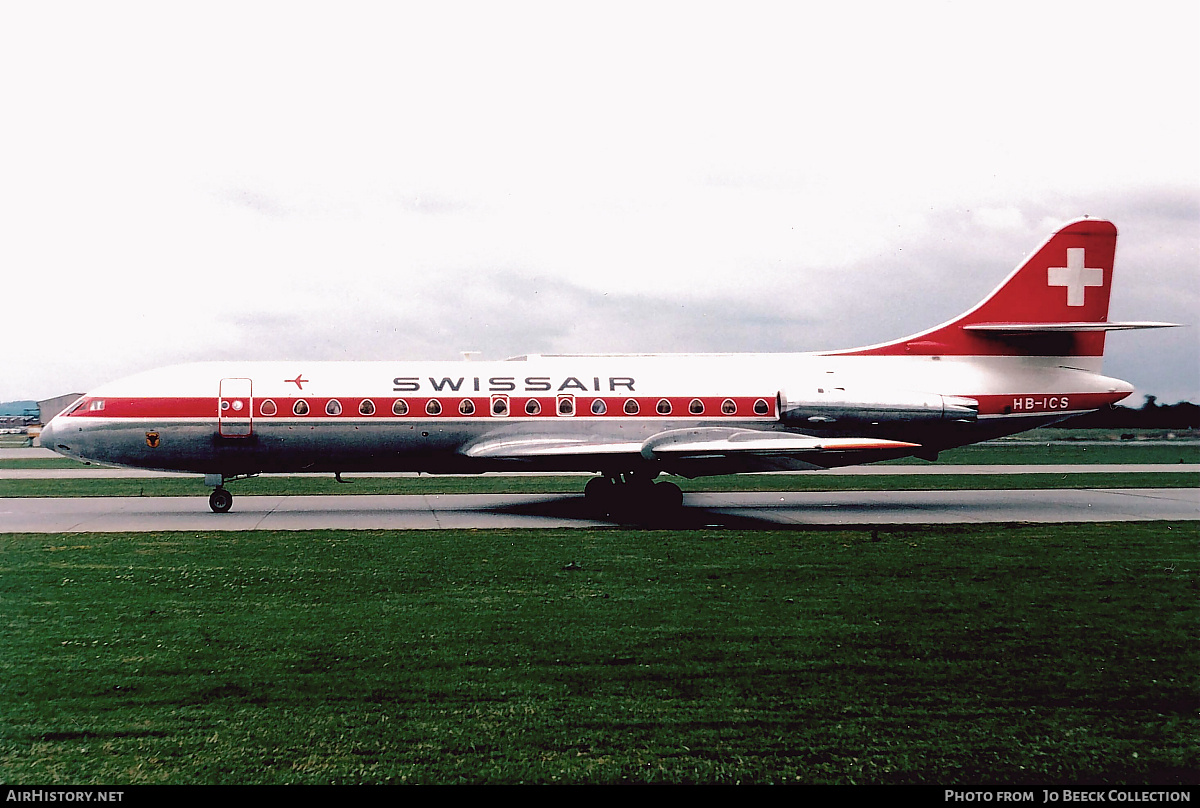 Aircraft Photo of HB-ICS | Sud SE-210 Caravelle III | Swissair | AirHistory.net #728723