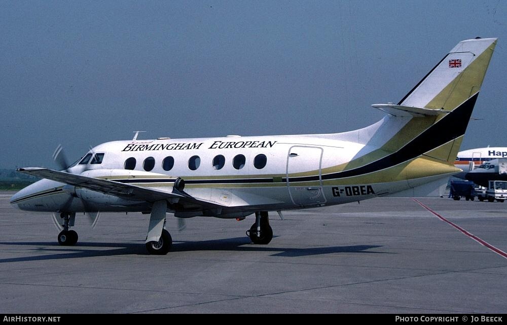 Aircraft Photo of G-OBEA | British Aerospace BAe-3102 Jetstream 31 | Birmingham European Airways - BEA | AirHistory.net #728743
