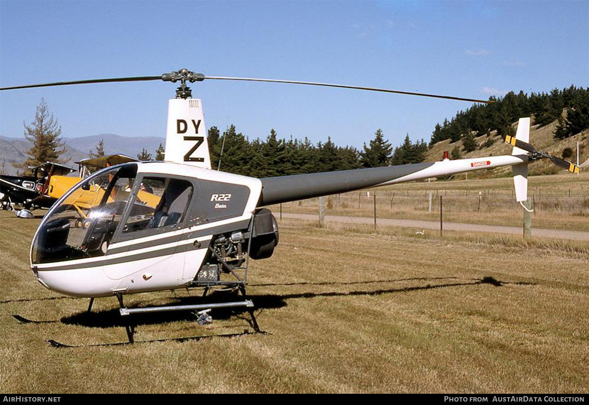 Aircraft Photo of ZK-HDY / DY | Robinson R-22 Beta | AirHistory.net #728776