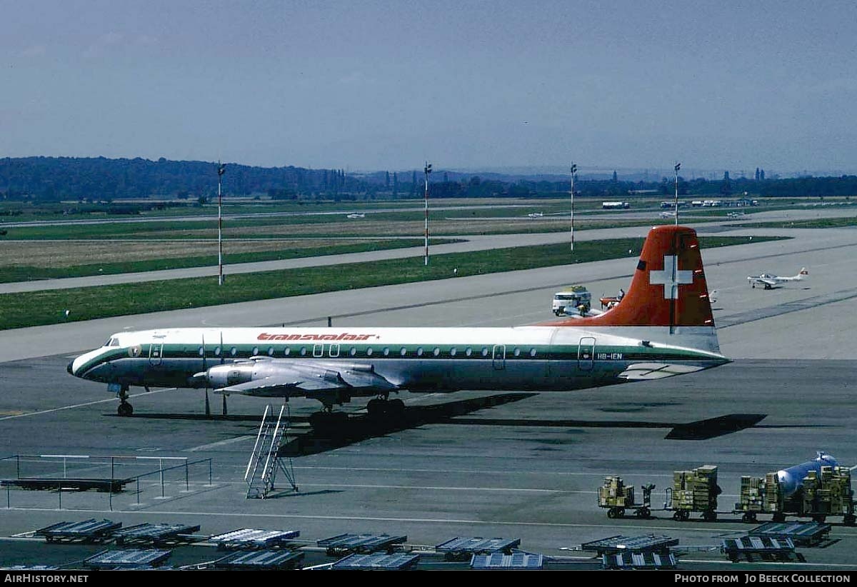 Aircraft Photo of HB-IEN | Canadair CL-44D4-2 | Transvalair | AirHistory.net #728784