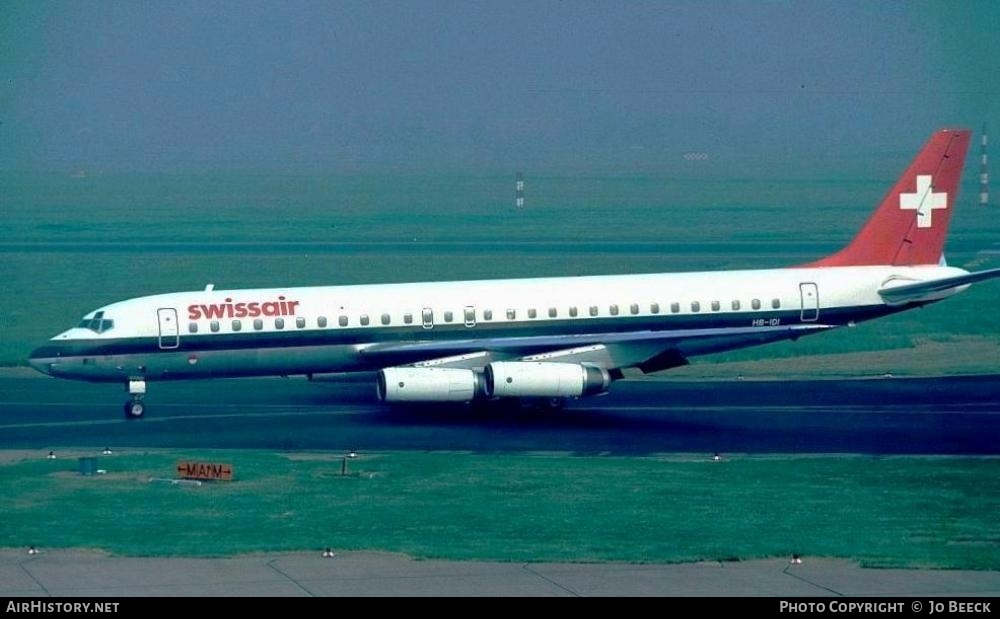Aircraft Photo of HB-IDI | McDonnell Douglas DC-8-62 | Swissair | AirHistory.net #728787