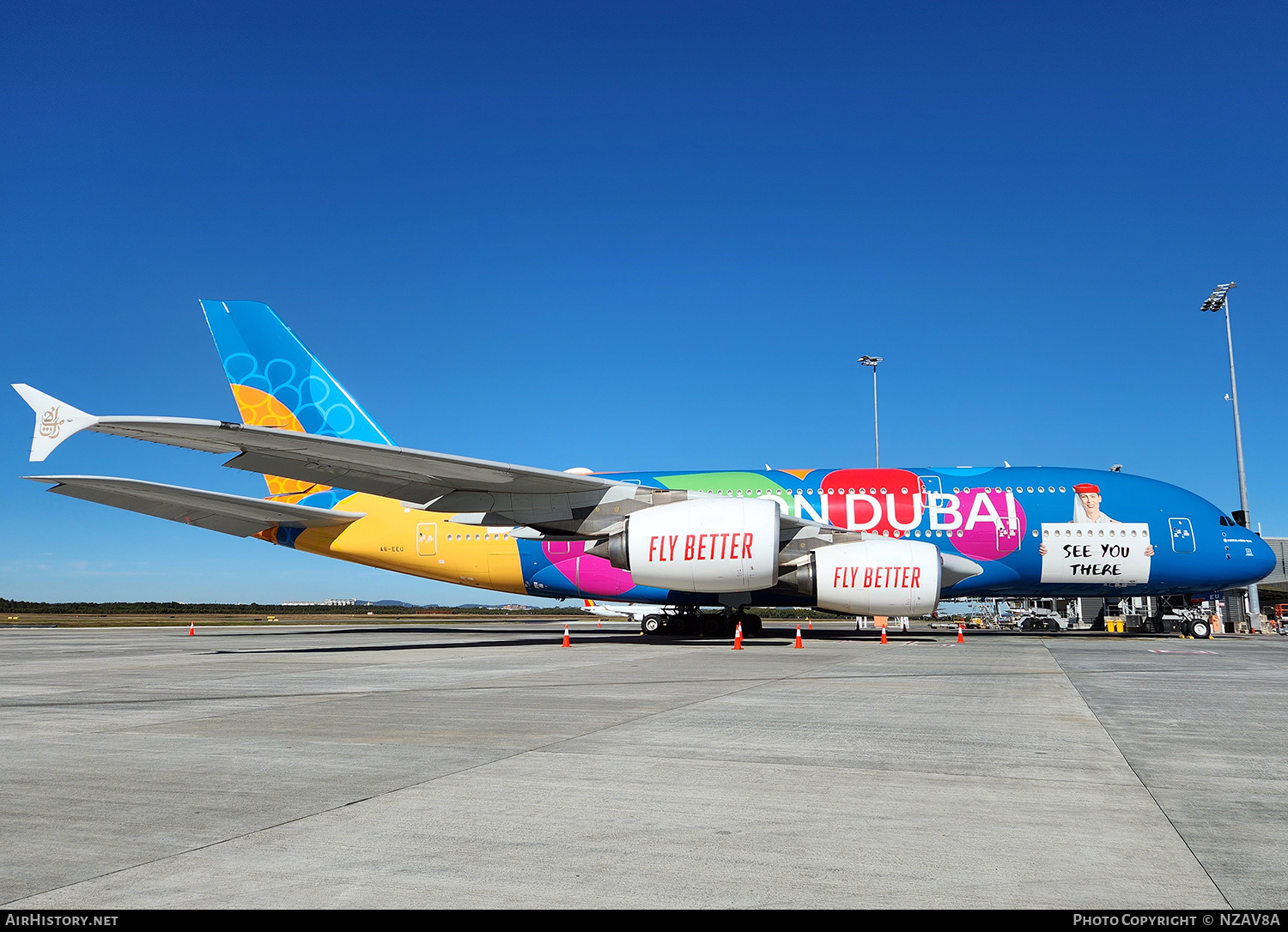 Aircraft Photo of A6-EEU | Airbus A380-861 | Emirates | AirHistory.net #728788