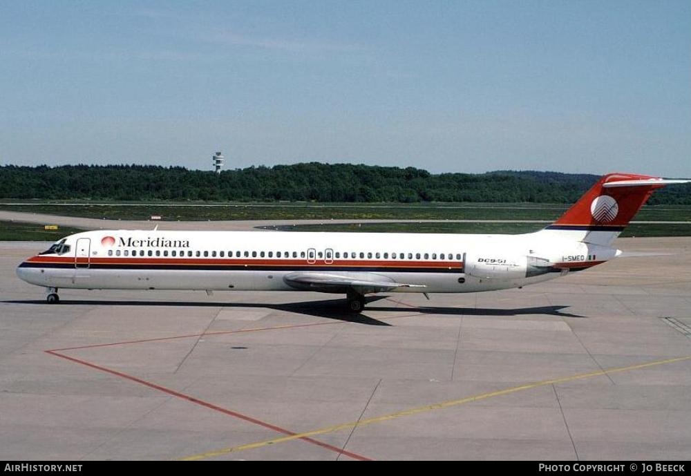 Aircraft Photo of I-SMEO | McDonnell Douglas DC-9-51 | Meridiana | AirHistory.net #728799