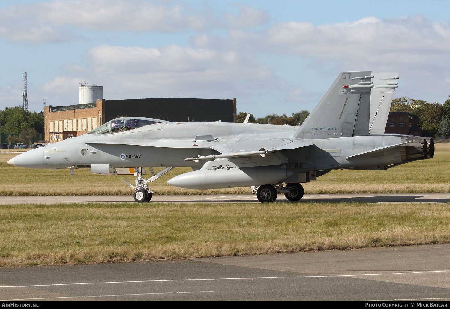 Aircraft Photo of HN-457 | McDonnell Douglas F/A-18C Hornet | Finland - Air Force | AirHistory.net #728810